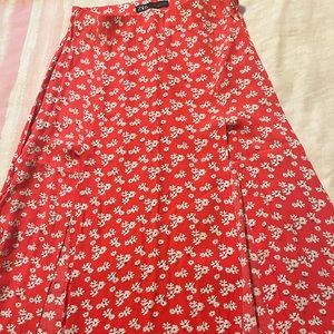 Zara midi slit skirt